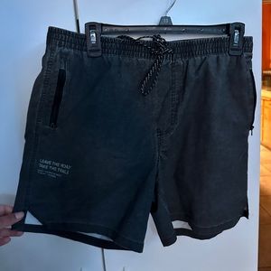 MENS DARK GRAY SHORTS